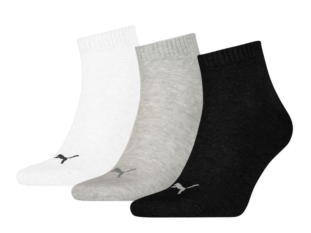 Halbhohe Socken Aus Weicher Baumwolle – Grau Weiß Schwarz – 35-38