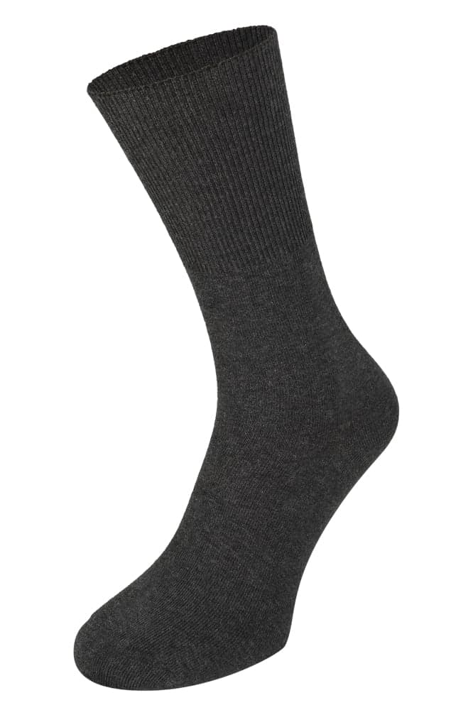 Baumwoll-Herrensocken Ohne Gummi – Anthrazit – 41-43