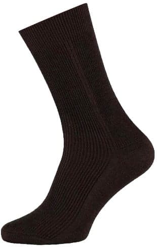Wollherensocken Mit Frotteesohle – Braun – 39-42