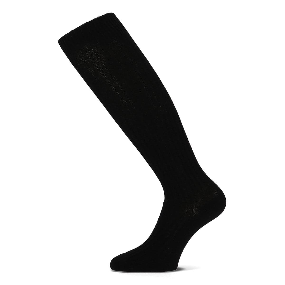 Damenkniestrumpf Mm Kaschmir Colette – Schwarz – 39-42