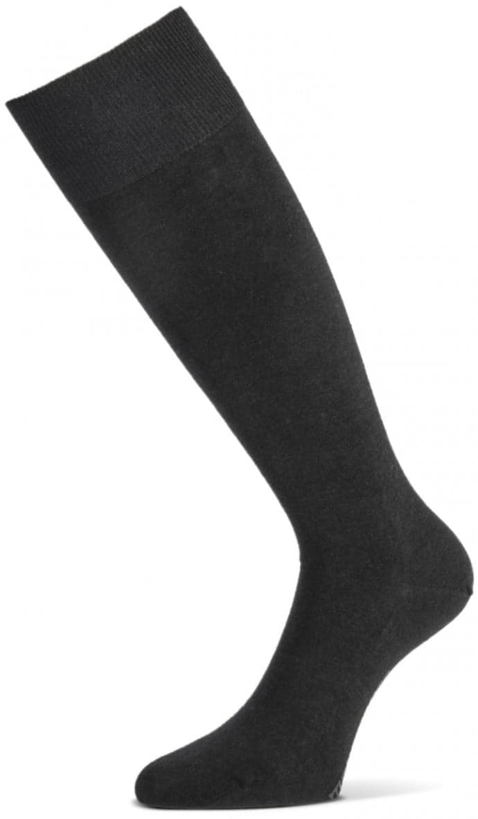 Reine Baumwoll-Herrenkniestrümpfe – Schwarz – 47-50