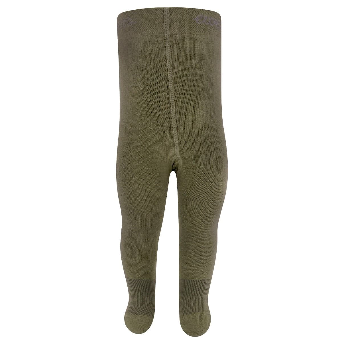 Kinderstrumpfhose Aus Baumwolle – Olive – 74