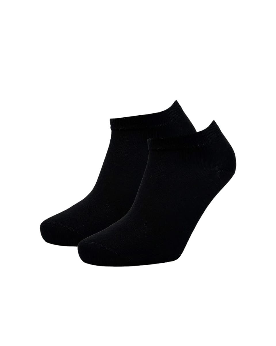 Herren Basics Sneakersocken Aus Baumwolle - Schwarz - 40-46 - 3 Paar