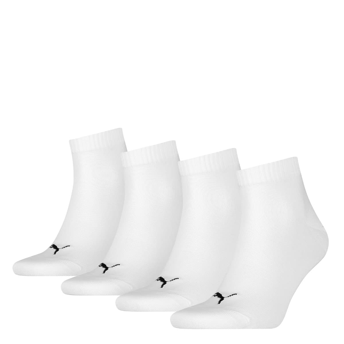 Unisex Viertelsocken Vorteilsset 3+1 - Weiß - 35-38