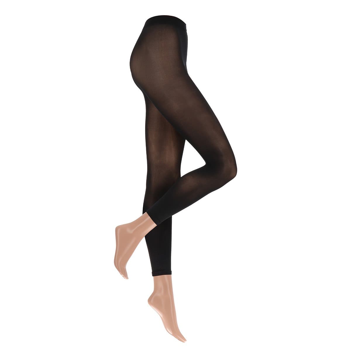70 Denier Leggings Opak – Schwarz – L-Xl