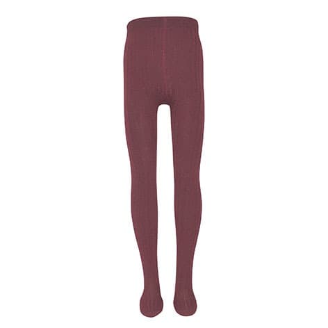 Ripp-Kinderstrumpfhose Aus Baumwolle - Rhododendron - 152-164