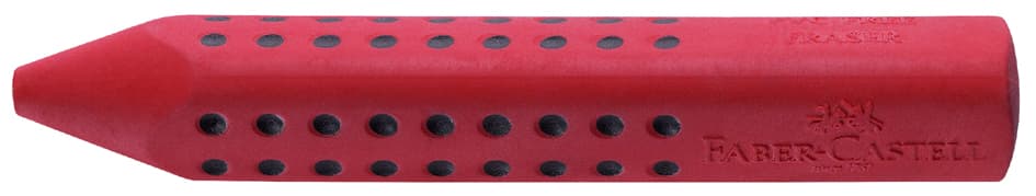 Faber-Castell Kunststoff-Radierer Grip 2001, Rot/Blau
