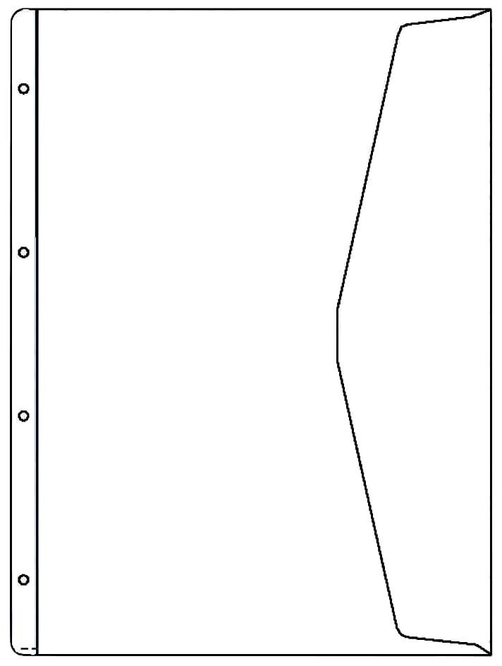 Hetzel Dokumenten-Prospekthülle, A4 Überbreite, Pvc, 0,13 Mm