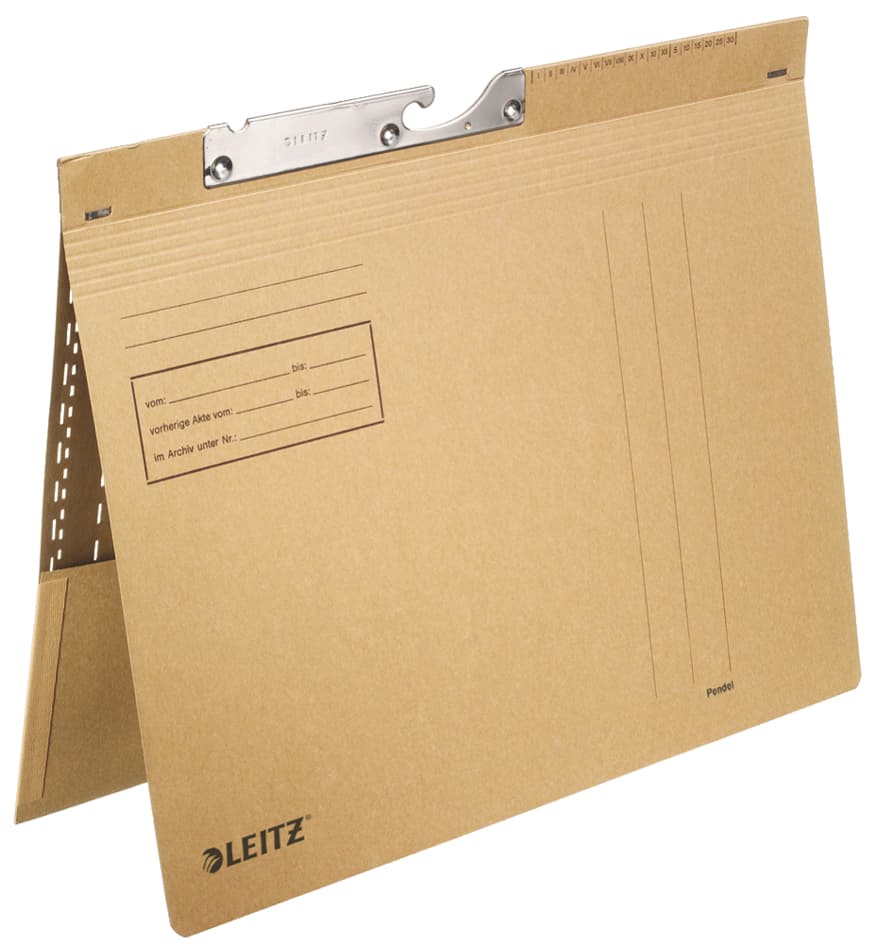 Leitz Pendelhefter, Mit Tasche, A4, Natron
