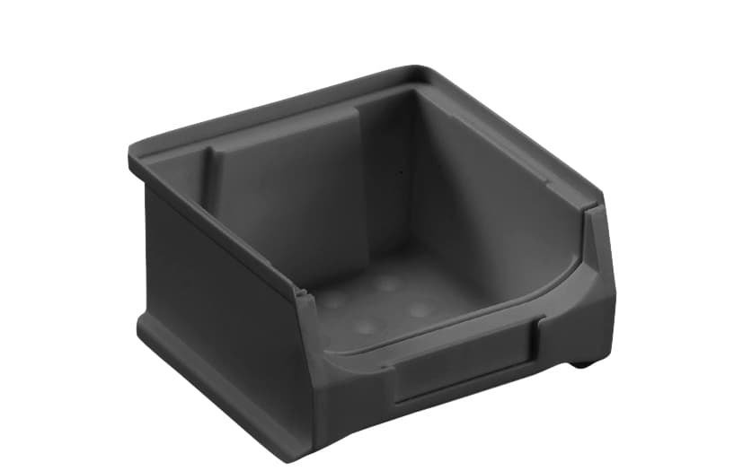 Allit Sichtlagerkasten Profiplus Gripbox 1, Esd, Schwarz