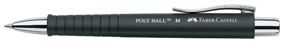 Faber-Castell Druckkugelschreiber Poly Ball, Schwarz