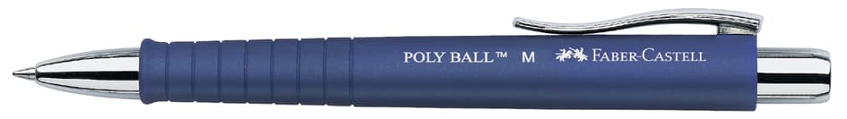 Faber-Castell Druckkugelschreiber Poly Ball, Blau