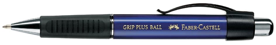 Faber-Castell Druckkugelschreiber Grip Plus, Schwarz