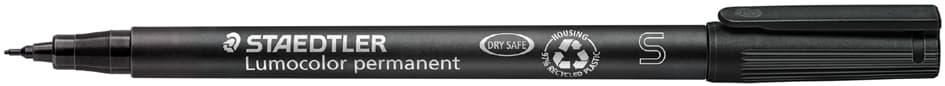 Staedtler Lumocolor Permanent-Marker 313s, Schwarz