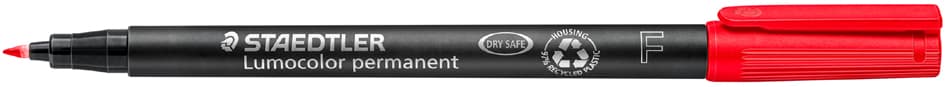Staedtler Lumocolor Permanent-Marker 318f, Rot