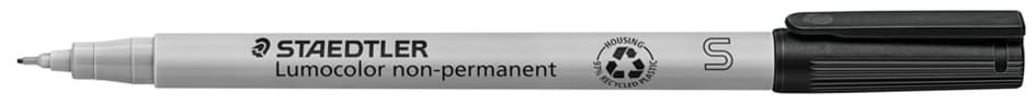 Staedtler Lumocolor Nonpermanent-Marker 311s, Schwarz
