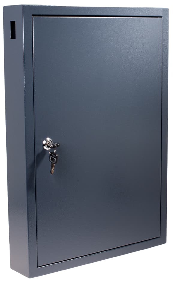 Pavo Schlüsselschrank Deluxe, Für 100 Schlüssel, Dunkelgrau