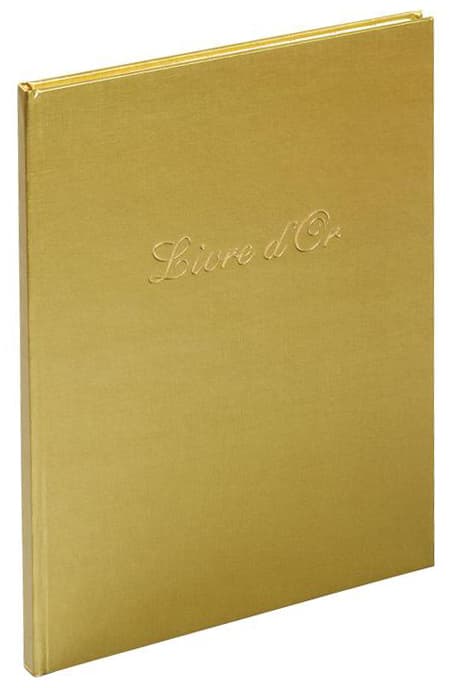 Exacompta Gästebuch , Livre D, Or, , 270 X 220 Mm, Gold