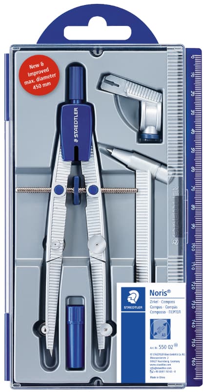 Staedtler Schulzirkel Noris 550 02, Länge: 156 Mm