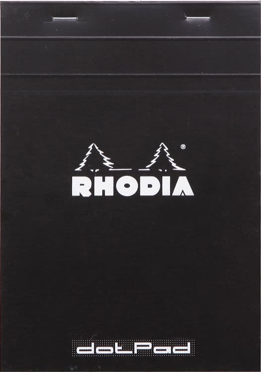 Rhodia Notizblock , Dotpad, , Din A5, Gepunktet, Schwarz