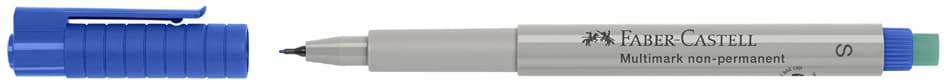 Faber-Castell Nonpermanent-Marker Multimark S, Blau