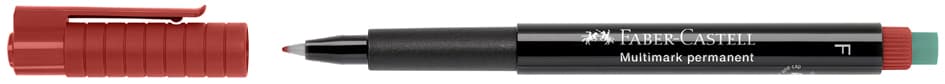 Faber-Castell Permanent-Marker Multimark M, Rot