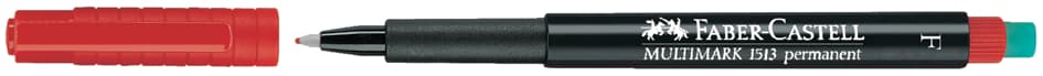 Faber-Castell Permanent-Marker Multimark S, Rot