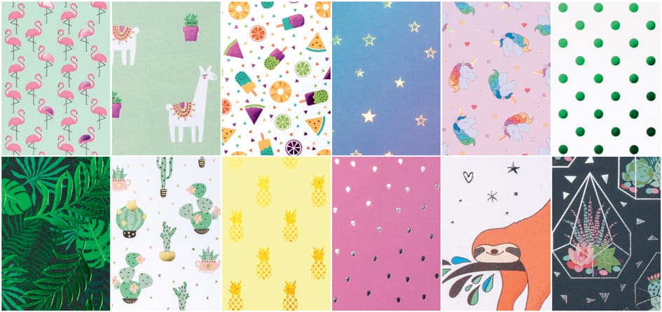 Folia Designpapierblock , Hotfoil Ii, , Din A4, 165g/Qm, 12 Bl