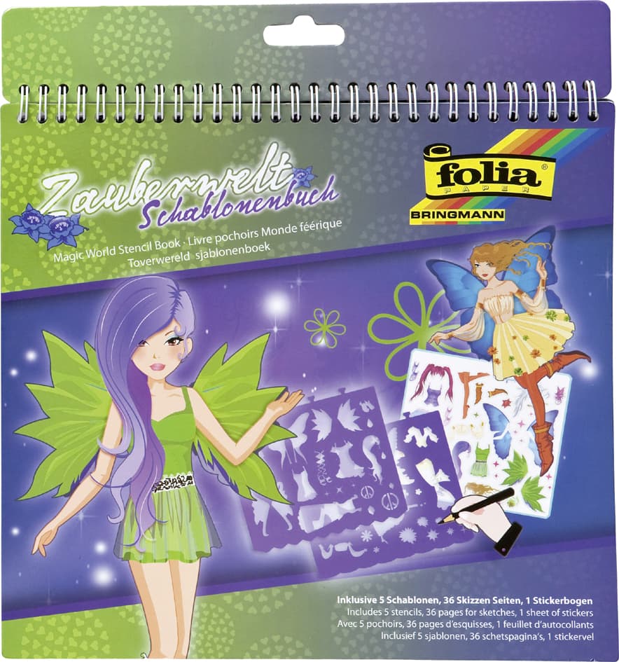 Folia Schablonenbuch , Zauberwelt, , Groß