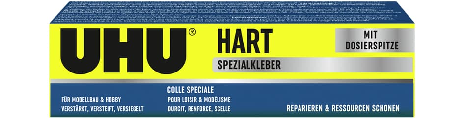 Uhu Spezialkleber Hart, Lösemittelhaltig, 125 G Tube