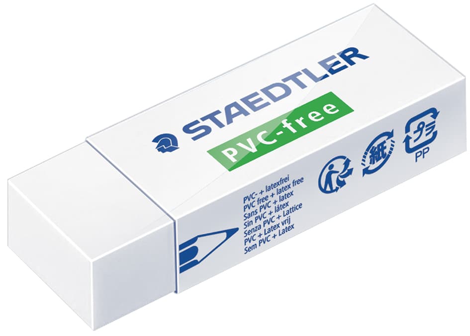 Staedtler Radierer Pvc-Free B30, Weiß