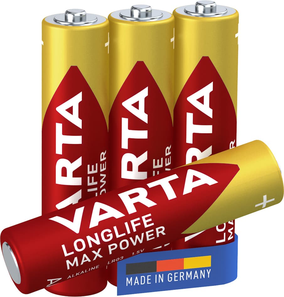 Varta Alkaline Batterie Longlife Max Power, Micro (Aaa)