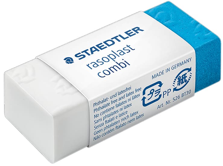 Staedtler Kunststoff-Radierer Rasoplast Combi Bt30