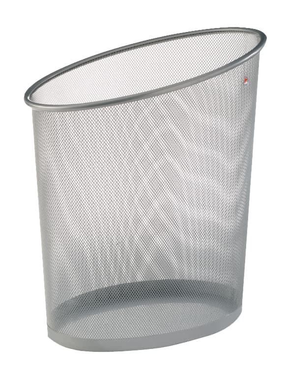 Alba Papierkorb , Meshcorb, , Aus Drahtmetall, 18 L, Grau