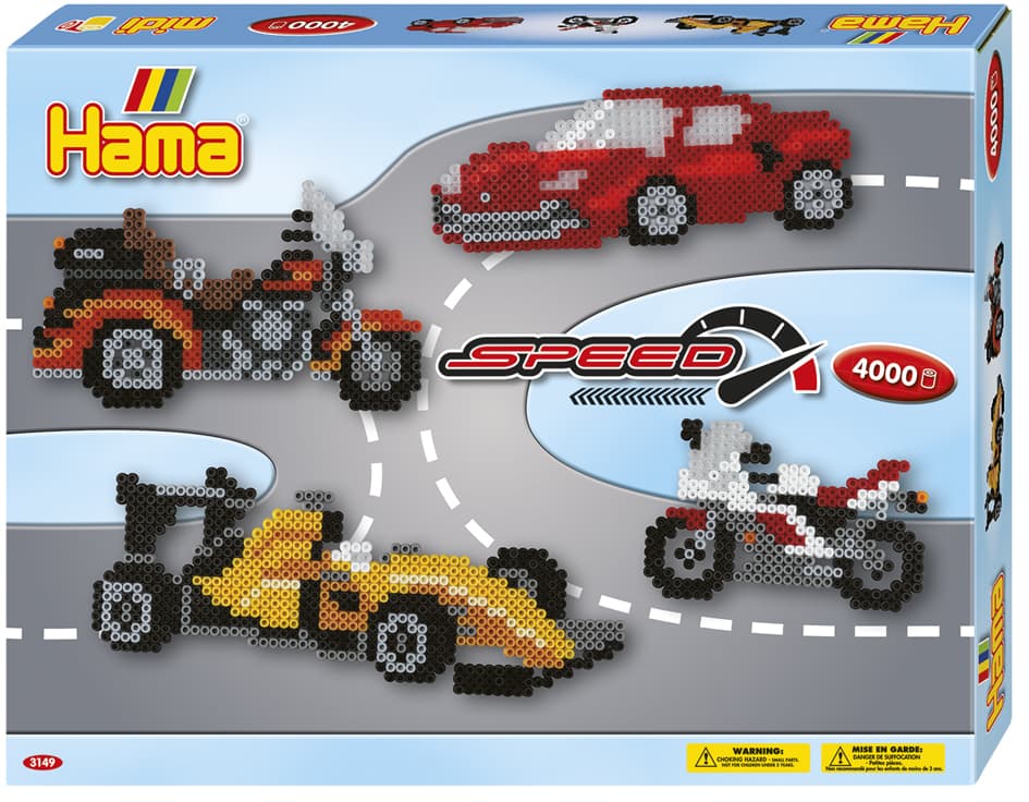 Hama Bügelperlen Midi , Speed, , Geschenkpackung