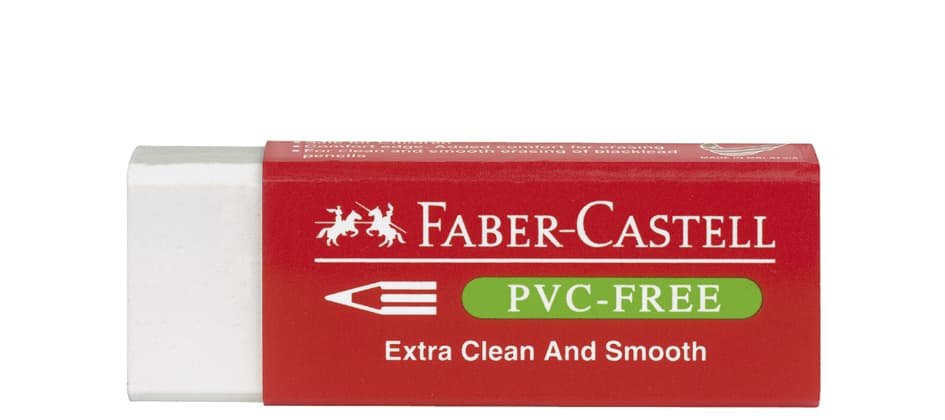 Faber-Castell Kunststoff-Radierer 7095 Pvc-Free