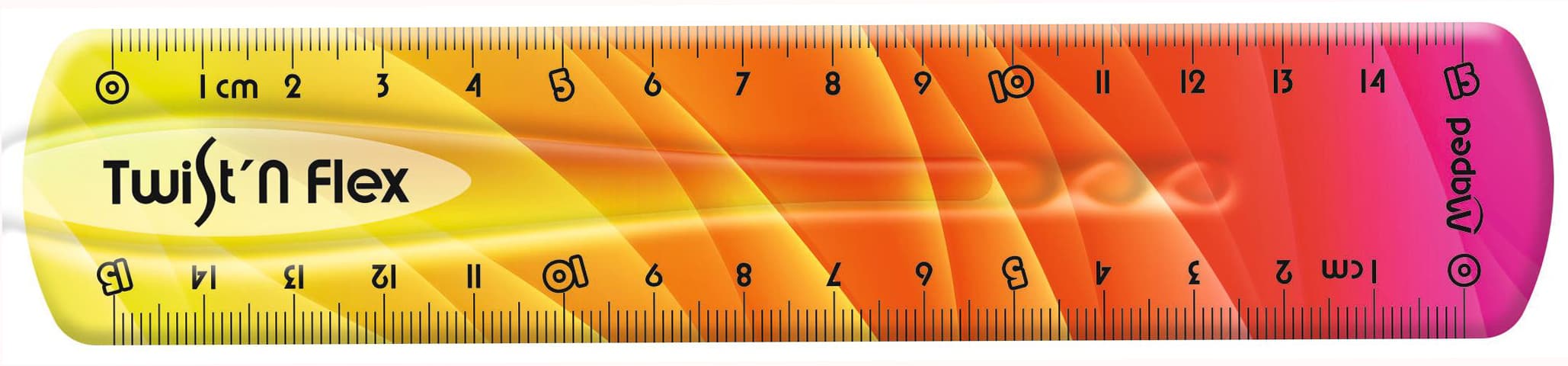 Maped Flachlineal Twist, N Flex Decor, 300 Mm, Unzerbrechlich