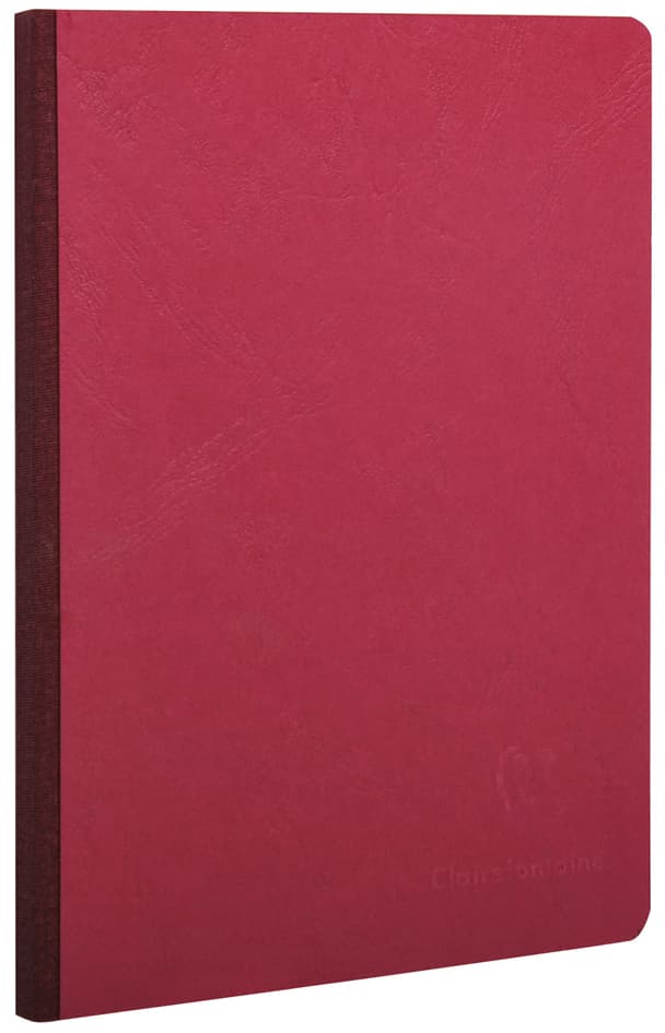 Clairefontaine Notizbuch Age Bag, Din A5, Blanko, Rot