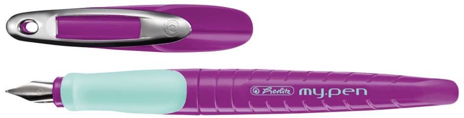 Herlitz Füllhalter My.Pen, Federbreite: M, Lila/Minze