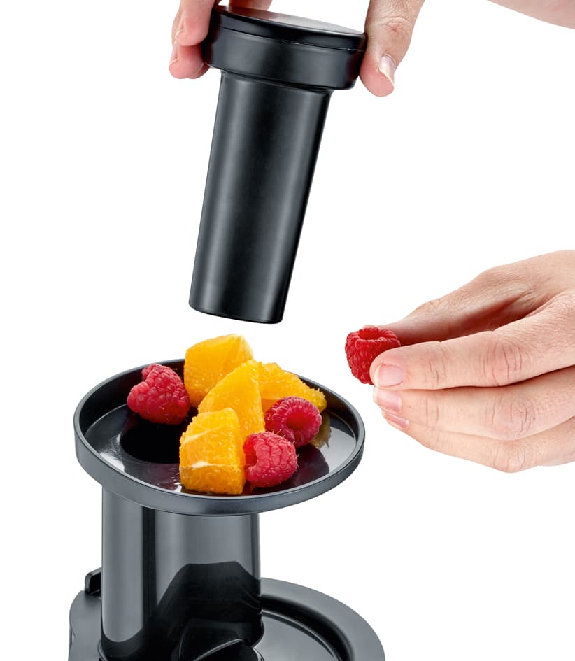 Severin Entsafter , Slow Juicer, Es 3571, Grau / Schwarz
