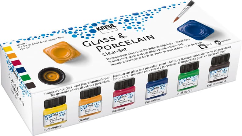 Kreul Porzellanfarbe , Glass & Porcelain, , Clear-Set