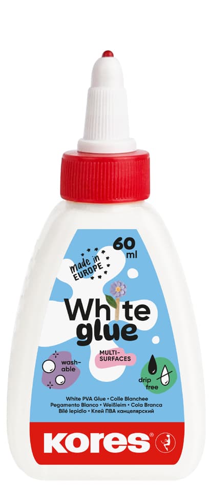 Kores Bastelkleber , Whiteglue, , Lösungsmittelfrei, 250 G