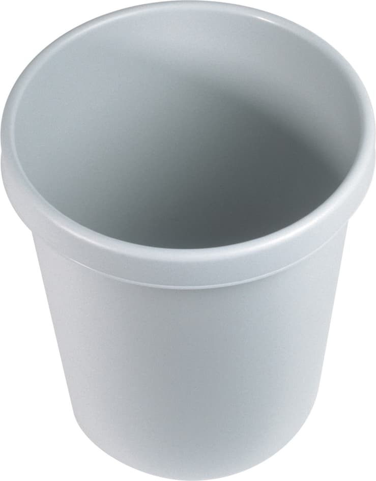 Helit Papierkorb , The German, , 18 Liter, Pe, Lichtgrau
