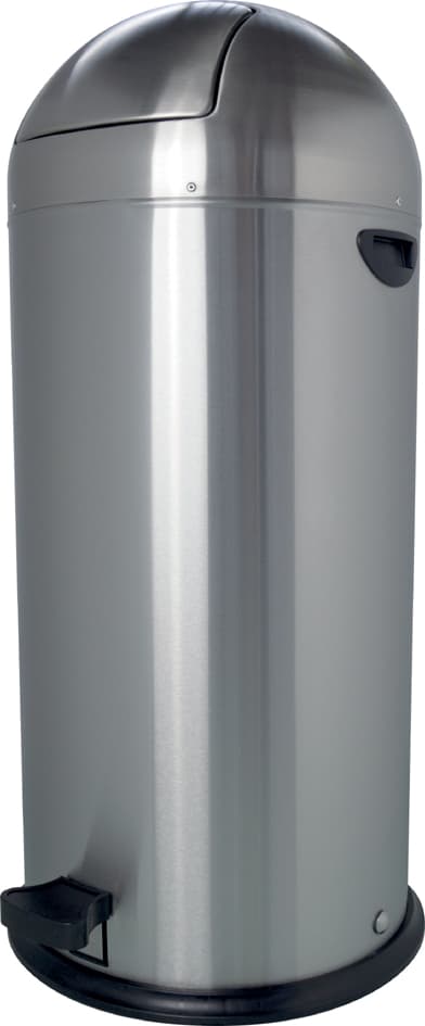 Helit Tret-Abfalleimer , The Step Dome, , 52 Liter, Schwarz