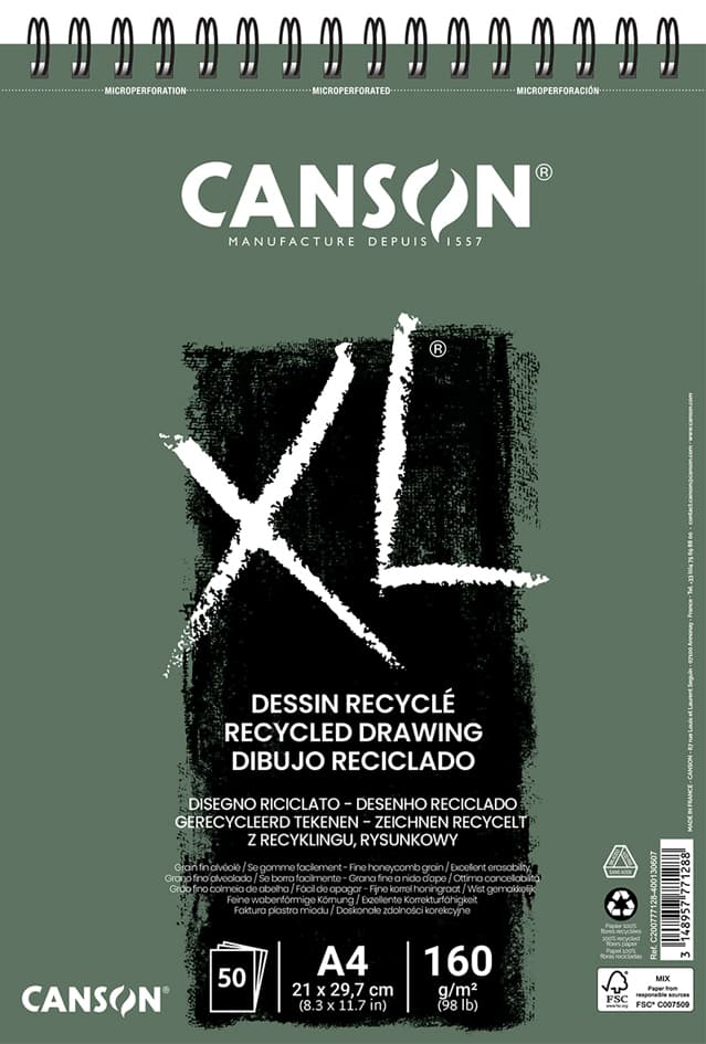 Canson Skizzen- Und Studienblock , Xl Recycled, , Din A4