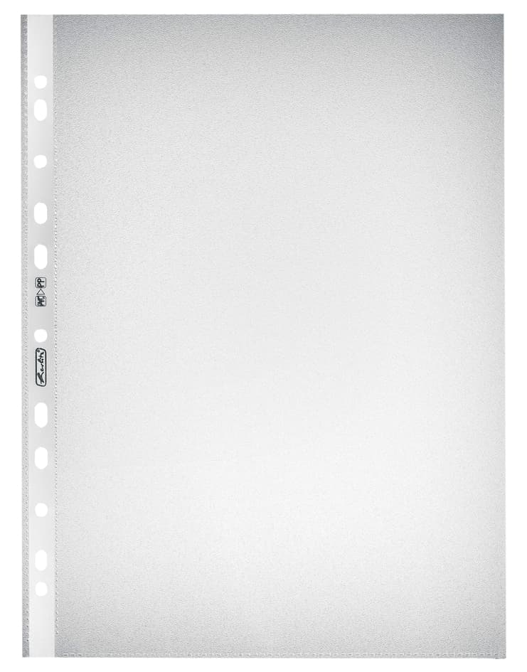 Herlitz Prospekthülle, Din A4, Glasklar, 0,085 Mm