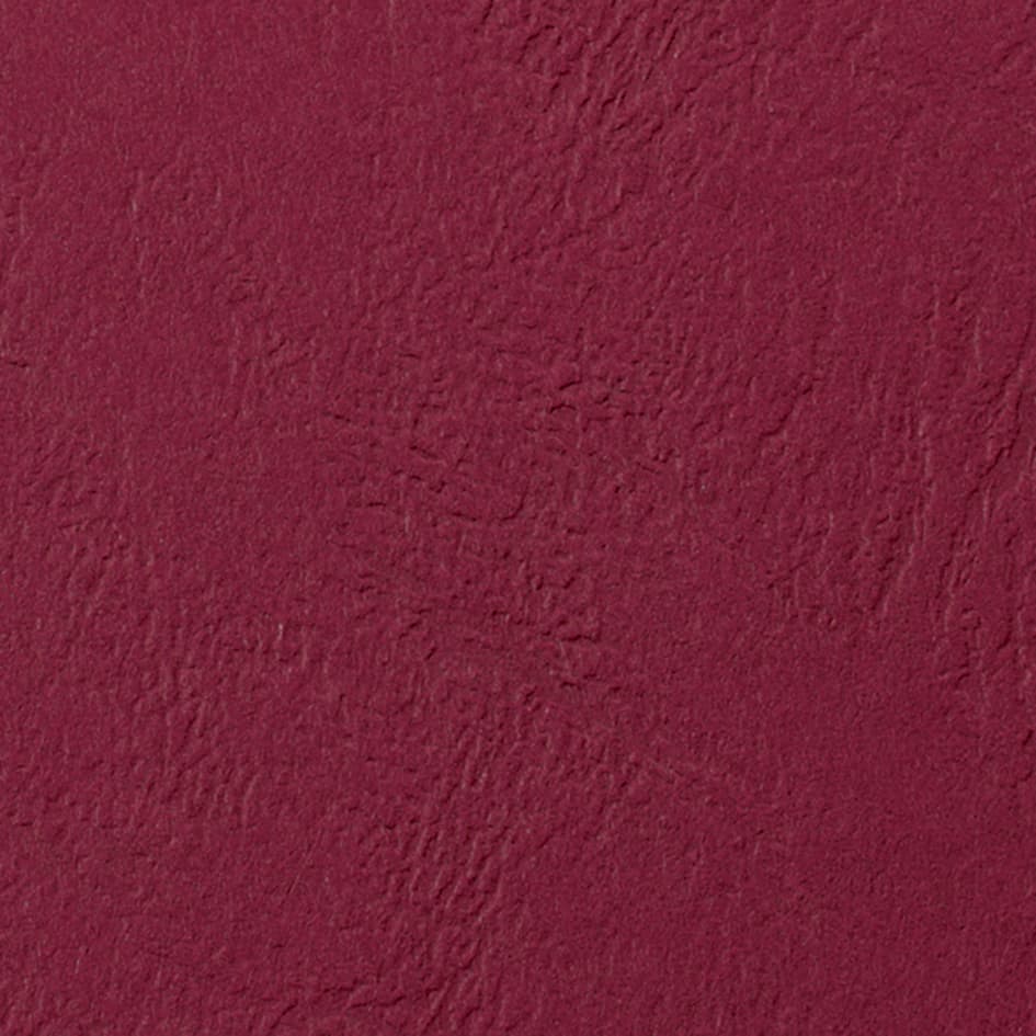 Gbc Einbanddeckel Leathergrain, Din A4, 250 G/Qm, Dunkelrot
