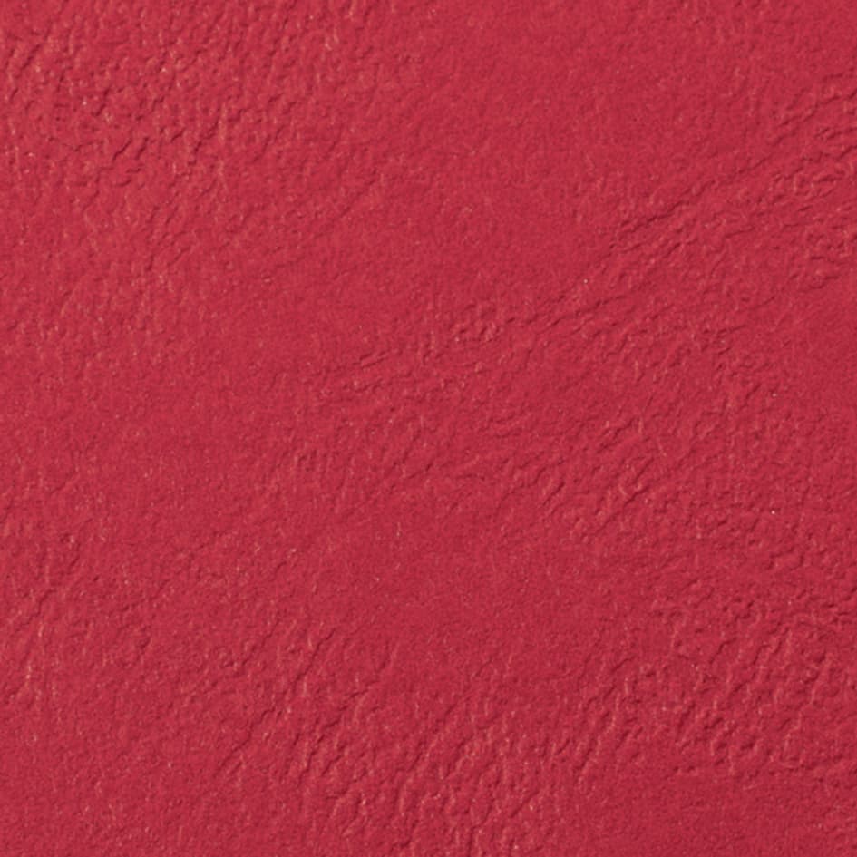 Gbc Einbanddeckel Leathergrain, Din A4, 250 G/Qm, Rot