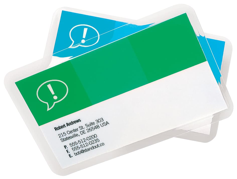 Gbc Laminierfolientasche Cardpouch Für Kreditkarten, 250 Mic