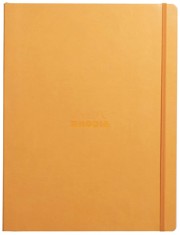 Rhodia Notizbuch Rhodiarama, Din A4+, Liniert, Orange